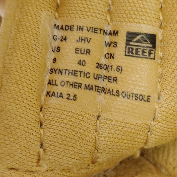 Reef Women's Tan Slide Sandals - Picture 7 of 7